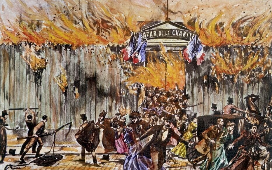 Illustration de l’incendie du Bazar de la charité, le 4 mai 1897. Roger-Viollet.jpg